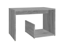 Maison Exclusive - Mesa Auxiliar Madera Contrachapada Gris Sonoma 59x36x38 Cm