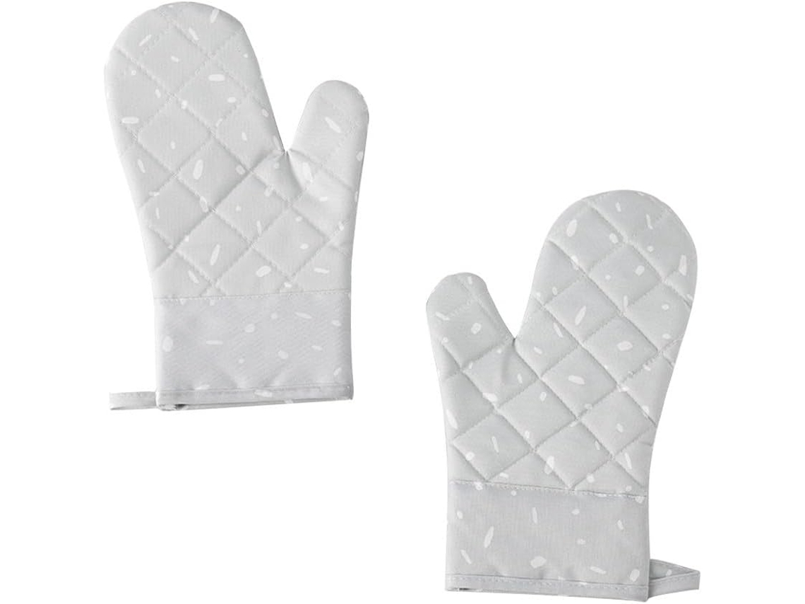Guantes Aislantes Resistentes Al Calor Para Horno Microondas, Fabricados En Tejido Grueso Antideslizante.