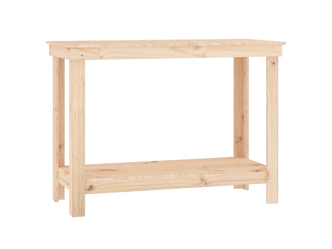 Maison Exclusive - Banco De Trabajo De Madera Maciza De Pino 110x50x80 Cm