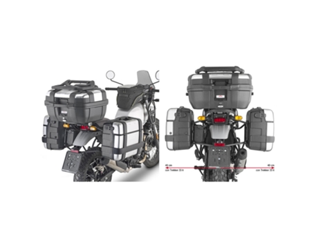 Soporte de la maleta lateral de la moto GIVI Royal Enfield Himalayan 21
