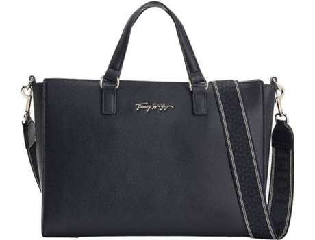 Bolso TOMMY HILFIGER Joy Satchel Poliester Mujer (Negro)
