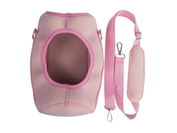 Porta Garrafa Com Cinto Ajustável Para Esportes Ao Ar Livre Bolsa Capa Garrafa Rosa