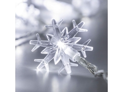 2026altiro-guirnalda De Luces Led Blancas Con Forma De Nieve, Con Pilas, Para Decoración Navideña (40 Led)