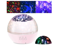 Proyector de estrellas Luz nocturna para niños Lámpara de proyección para bebés Luz nocturna de proyección de cielo estrellado y océano giratoria de 360 ​​​​grados Luz cambiante de CHRONUS