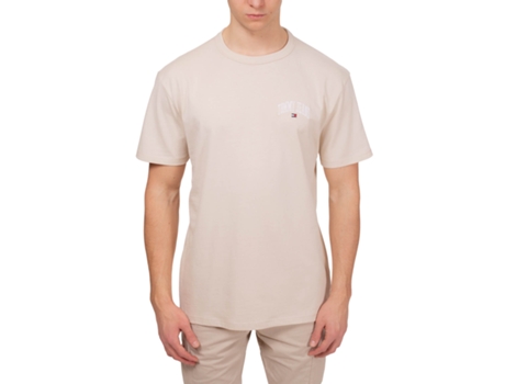 Camiseta de Hombre TOMMY JEANS Beige (M)