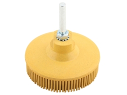 Disco De Cerdas De Goma De 3 Pulgadas Con Corindón Para Pulir Y Desbastar Con Mango De 1/4 De Pulgada.