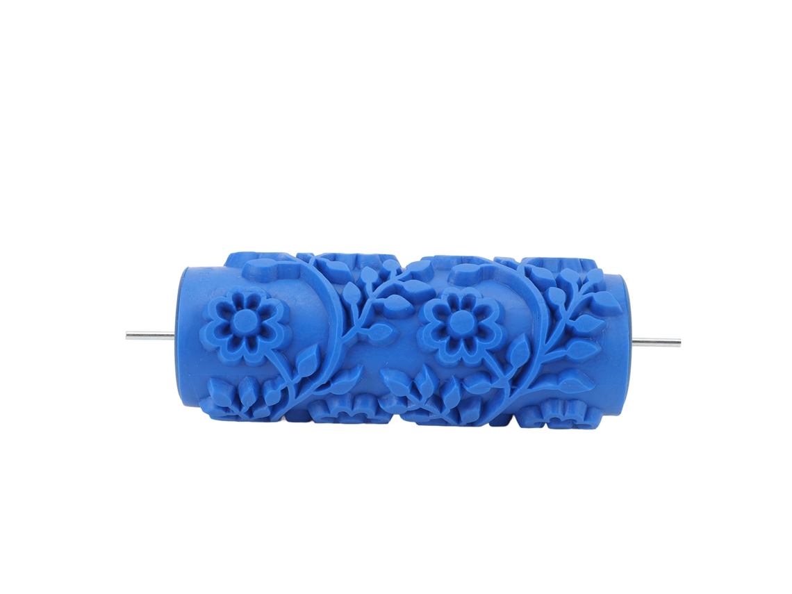 Rodillo De Pintura Con Patrón Lavable Y Reutilizable De 5 Pulgadas Para Decoración De Paredes