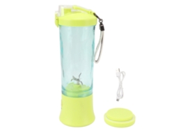 Licuadora portátil recargable por USB, 600 ml, mini licuadora de 6 cuchillas, ideal para cocina, hogar, viajes, económica.
