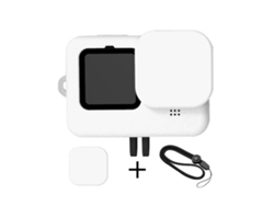 Funda para Go Pro Hero 9 Negra Silicona Líquida Blanca CHRUI