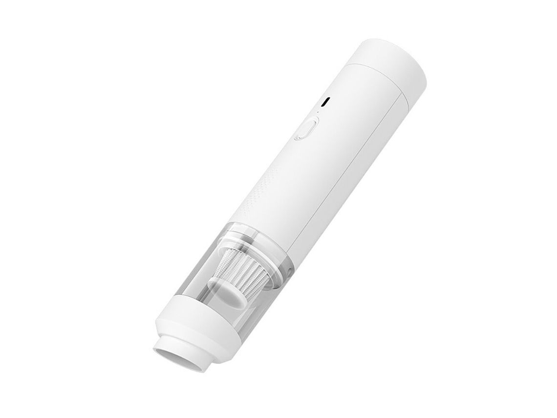 Aspiradora de mano inalámbrica para coche, color blanco, 7000 Pa, doble uso, aspira y sopla, ideal para el hogar, la oficina y el coche.