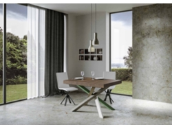 Mesa extensible 90x140/244 cm Volantis Nogal estructura 4/A