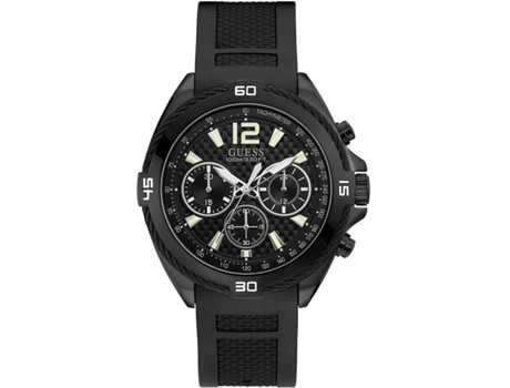 Reloj GUESS Hombre (Silicona - Negro)
