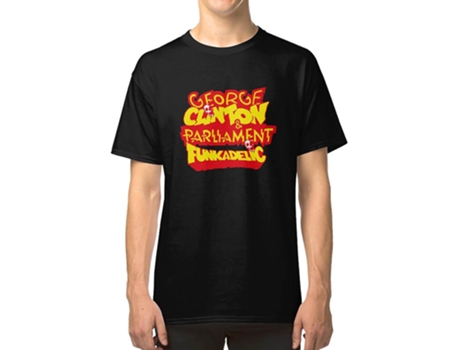Camiseta ROCKINSTONE George Clinton RANGRANG2 And Parliament Funkadelic Algodón para Hombre (L)
