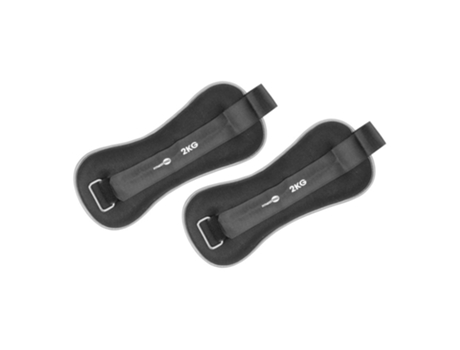 Pesos de Pulso/Tornozelo 2 Unidades Preto 1 kgfitness Mad