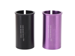 Adaptador Reductor De Tija De Sillín De Aluminio De 2 Piezas Con Diámetro Variable Para Bicicletas De Montaña Y Carretera (28,6-31,8 Mm).