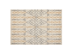 Alfombra de pelo corto BELIANI Kadapa de Algodón Beige 140x200