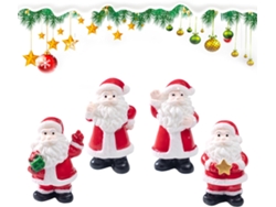 Pequeñas Figuritas Navideñas Escultura Decoración Escritorio Navideña Resina Nuevo Jardín Patio Trasero