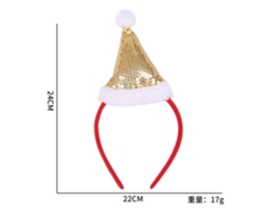 Diadema navideña con cuernos, accesorio navideño brillante, ideal para fiestas, cosplay y uso diario Aeuzwr (estilo 33)