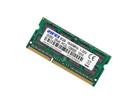 Memoria RAM SLOWMOOSE Sodinmm para Portátil 240 Pines (DDR3L - 8 GB - 1333 1.35V)