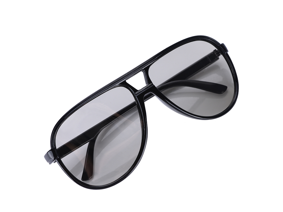 Gafas 3d Pasivas De Polarización Circular Universal Con Montura Completa Transparente Para Adultos