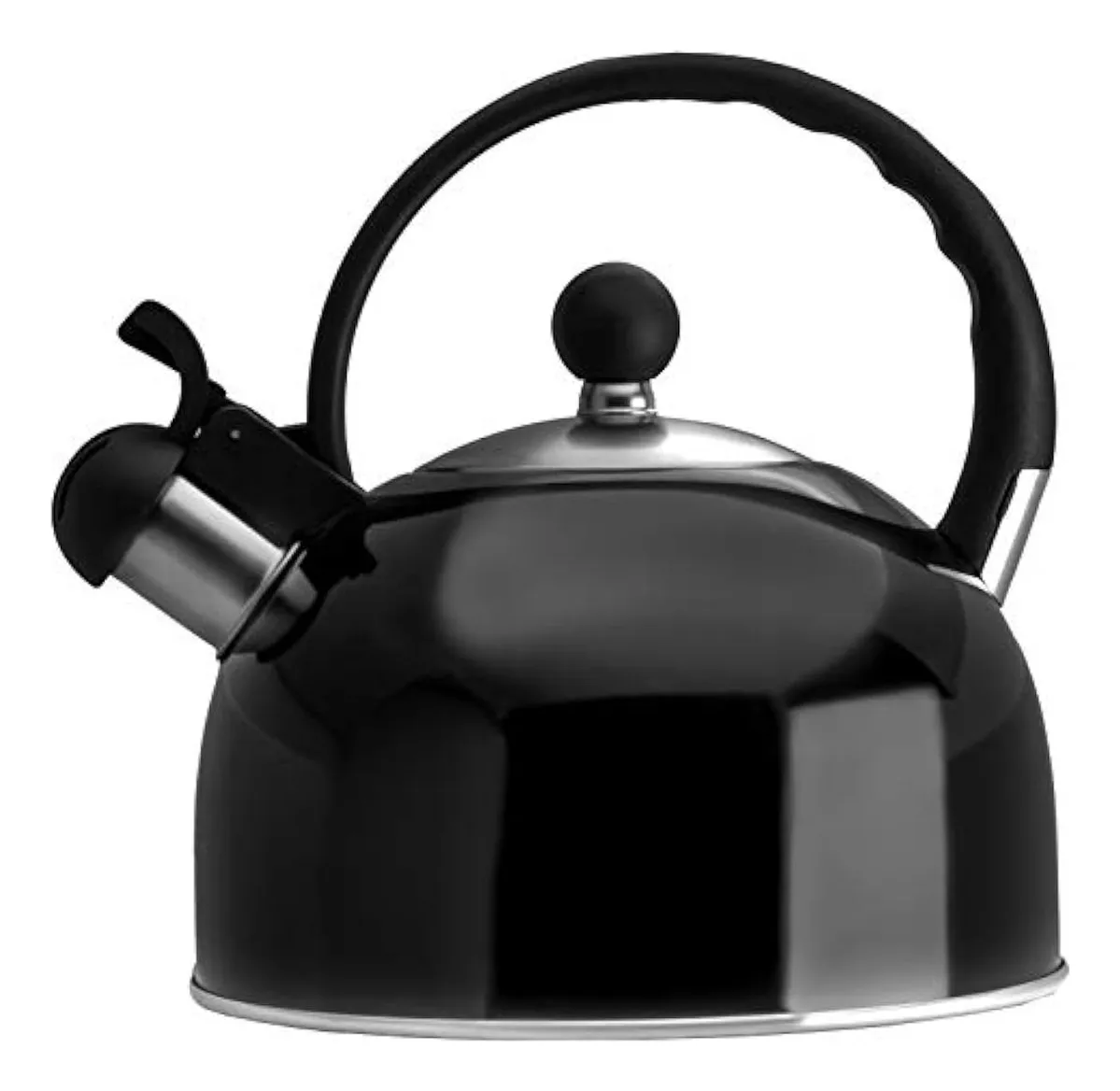 Tetera silbadora moderna de acero inoxidable de 2,5 l