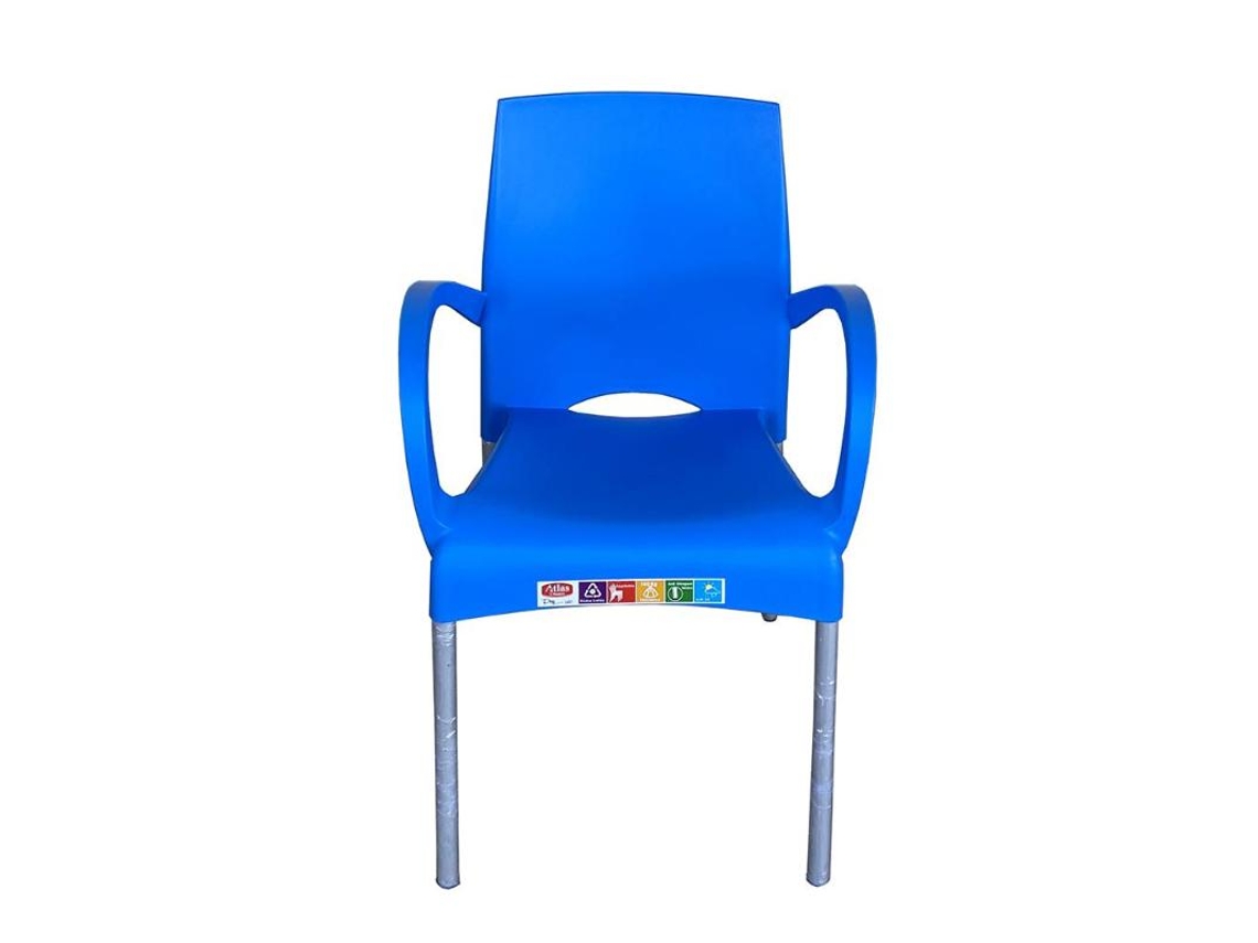 Sillon resina aluminio ourika azul