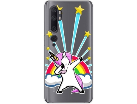 Carcasa Xiaomi Mi Note 10 TUMUNDOSMARTPHONE Dibujos Transparente Multicolor