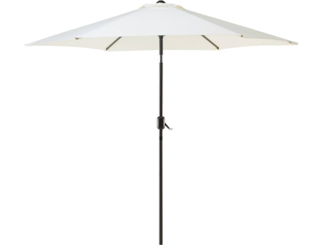 Sombrilla de jardín de poliéster beige claro 270 cm BELIANI Varese