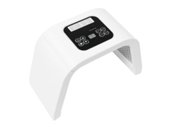Máquina de terapia facial, tratamiento con luz LED, antienvejecimiento y cuidado de la piel, blanca