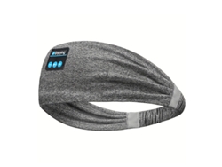 Auriculares Deportivos Bluetooth (grises) Con Diadema Elástica, Máscara Para Dormir Inalámbrica Con Control De Volumen Usb