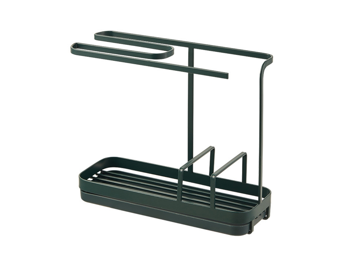 Soporte Para Esponja, Sin Perforaciones, Elegante, Resistente, A Prueba De Óxido, Duradero, Para Cocina Y Baño