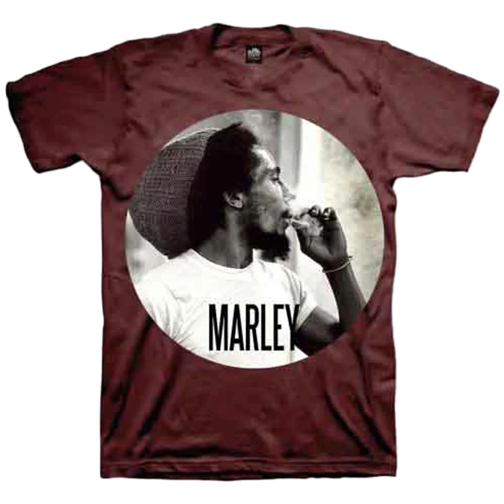 Bob Marley Smoke T-shirt Unisex Rockinstone Size:xl