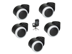 Ruedas Rodamiento Nailon 5,1 Cm Giratorias Para Muebles