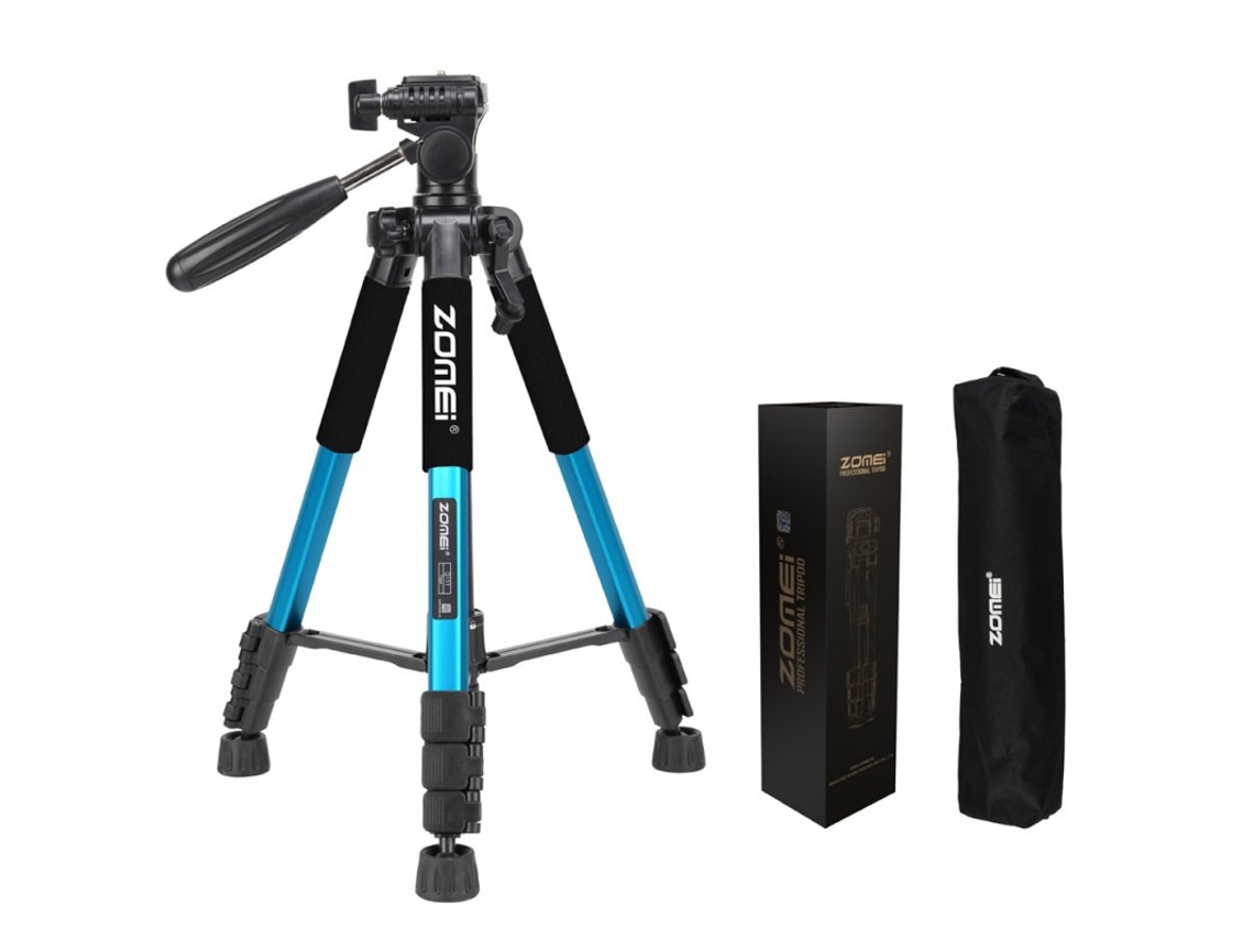 Zomei Q111 Trípode De Cámara Profesional Gimbal Soporte De Aluminio De Viaje Portátil Para Cámara Digital Dslr Azul CUICH