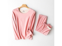 2026-conjunto De Ropa Termica Para Mujer Con Forro Polar Suave Camisa Y Pantalon Capa Base