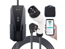 Cargador portátil Succebuy Tipo 2 para vehículos eléctricos, 16 A, 3,7 kW, con cable de carga de 8,6 m, enchufe CEE 7/7