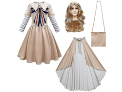Traje De Cosplay M3gan Para Niñas Vestido De Robot Megan 2023 Conjunto 2 Piezas Guanguan150cm 150 Cm Set De 2 Piezas
