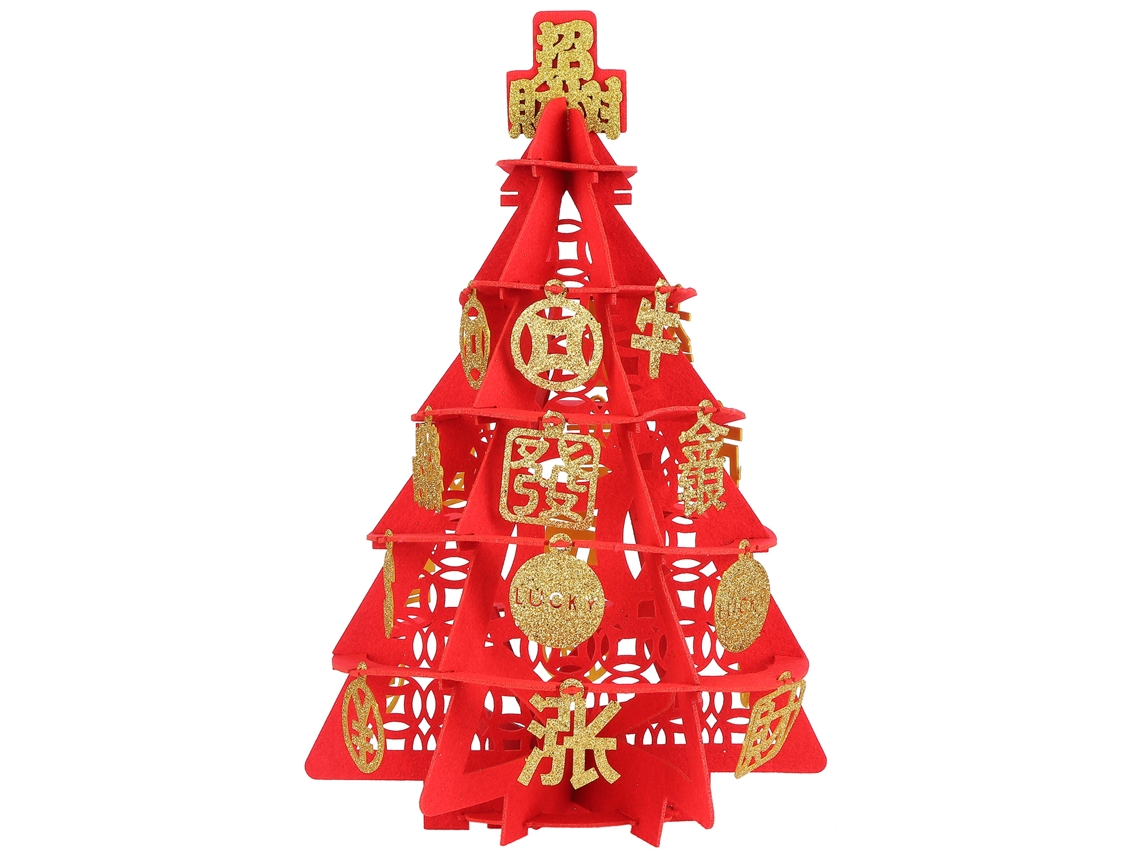 Adornos de lana para árboles de Navidad para fiestas y cumpleaños