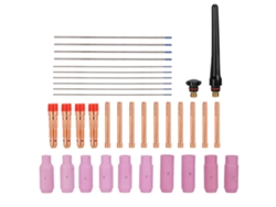 Kit De Accesorios De 36 Piezas Para Soplete De Soldadura De Cobre, Cerámica Y Tungsteno De Las Series Wp 17, 18 Y 26