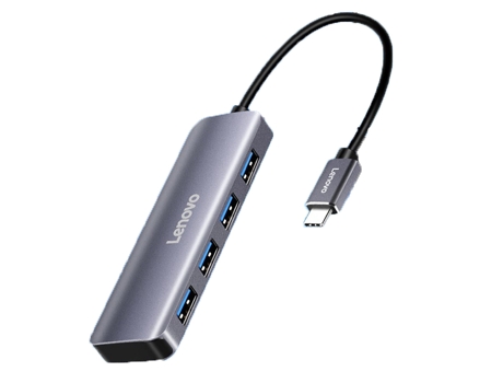 Adaptador LENOVO F1-C04 4In1 Tipo-C a 4Usb3.0 para Huawei Mate40/P50 S20