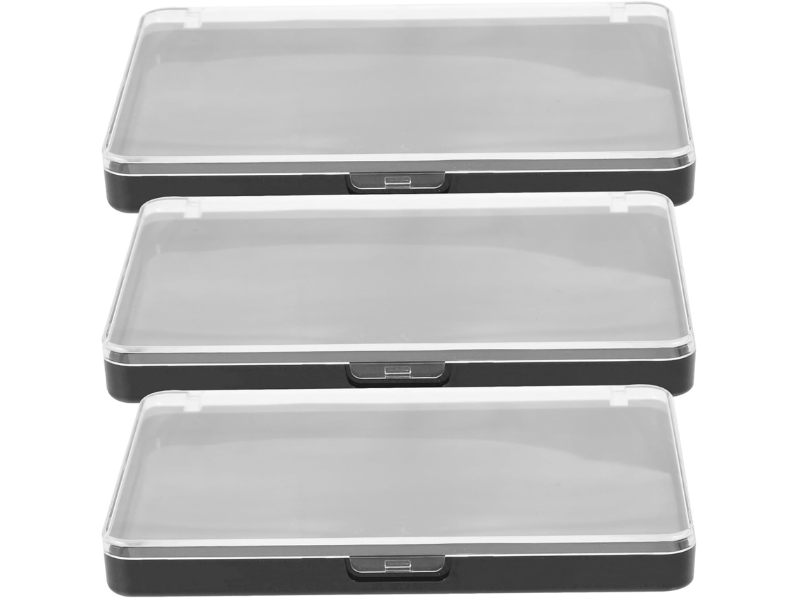 Palette Magnétique Vide 3 Pièces En Plastique Cuellovercle Transparent Para Fards à Paupières, Dépot...