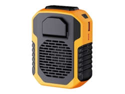 Ventilador de cintura portátil, 3 velocidades, naranja