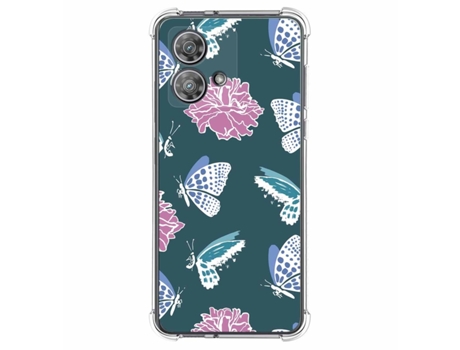 Funda Diseño Flores para Motorola Edge 40 Neo 5G TUMUNDOSMARTPHONE Silicona Multicolor