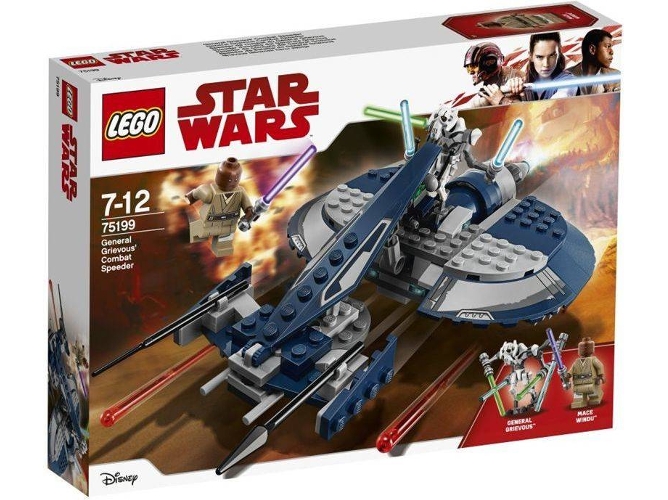 LEGO Star Wars: Velocímetro de combate del General Grievous - 75199 (Edad Mínima: 7 - 157 Piezas)