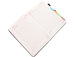 Agenda Mensual Y Semanal Con Portalápices, Cuaderno Para Estudiantes Y Material De Oficina