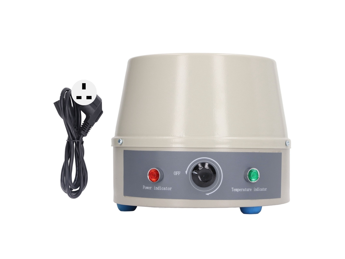 Manta calefactora de laboratorio de 500 ml con temperatura constante, 220 V (Reino Unido)
