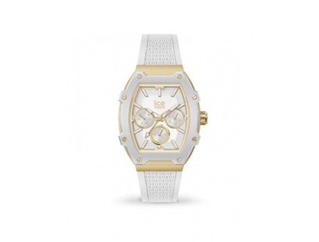 Relógio feminino Ice Boliday 022871 ouro branco multifuncional 34,5 mm branco ICE WATCH