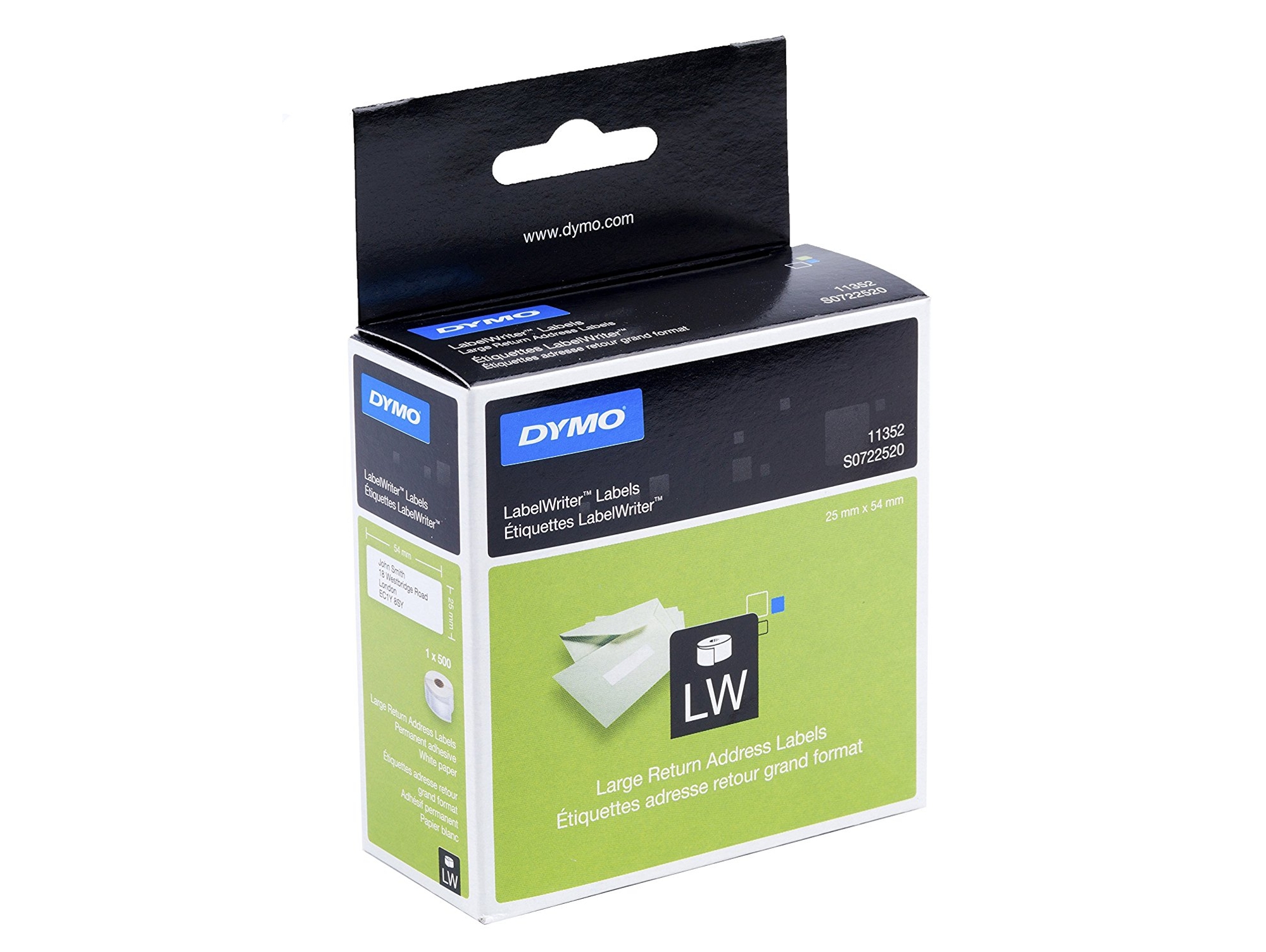 ETIQ DYMO REMIT 25X54 1 ROL 500 S0722520