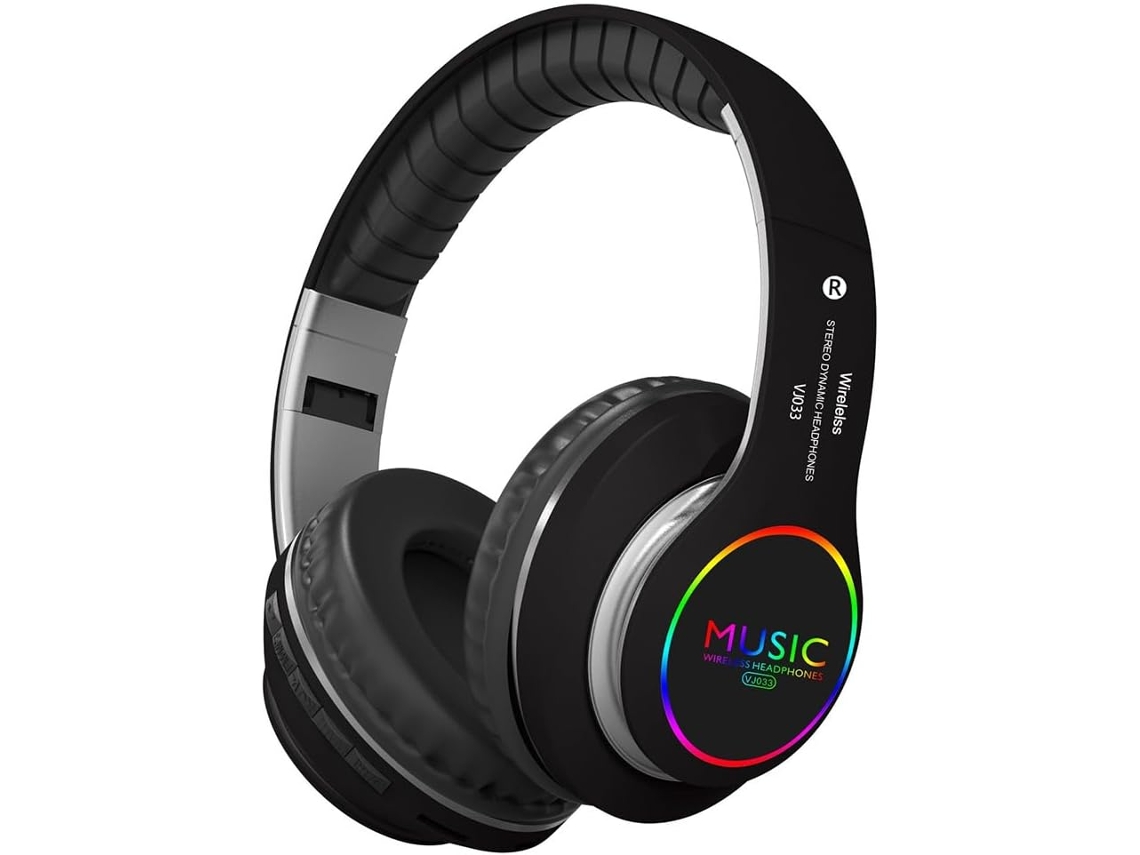 Auriculares Inalámbricos Bluetooth 5.3 Para Juegos Con Potente Iluminación. Auriculares Deportivos.