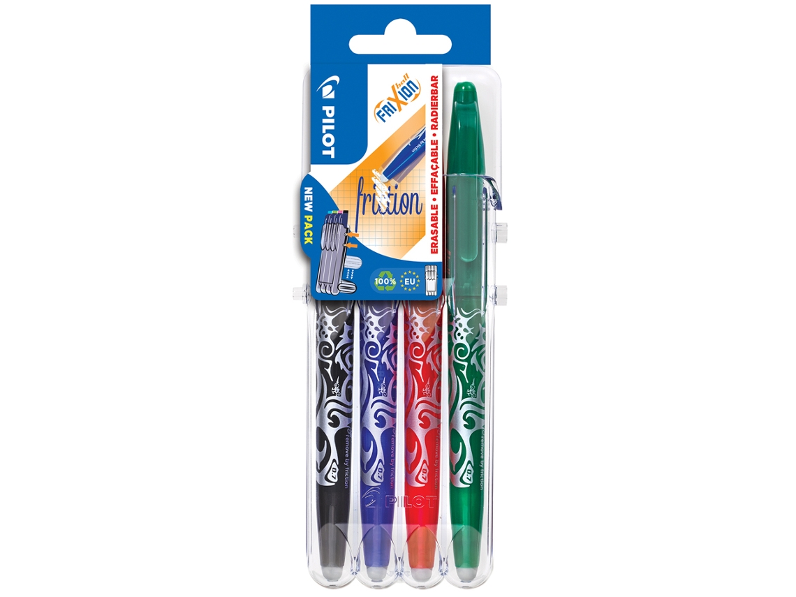 Bolígrafo PILOT Frixion Ball 07 Set2Go Estuche de 4 Fun